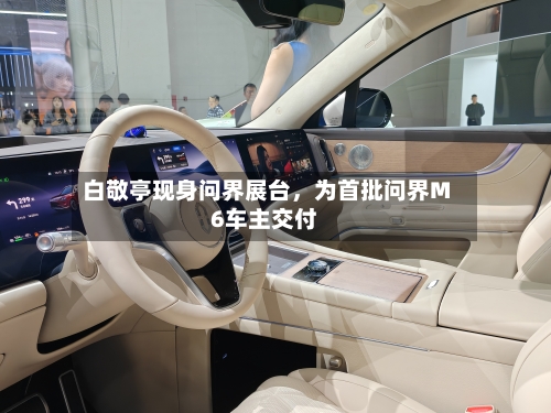 白敬亭现身问界展台	，为首批问界M6车主交付-第2张图片