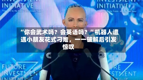 “你会武术吗？会英语吗？”机器人遭遇小朋友花式刁难	，一一破解后引发惊叹-第1张图片