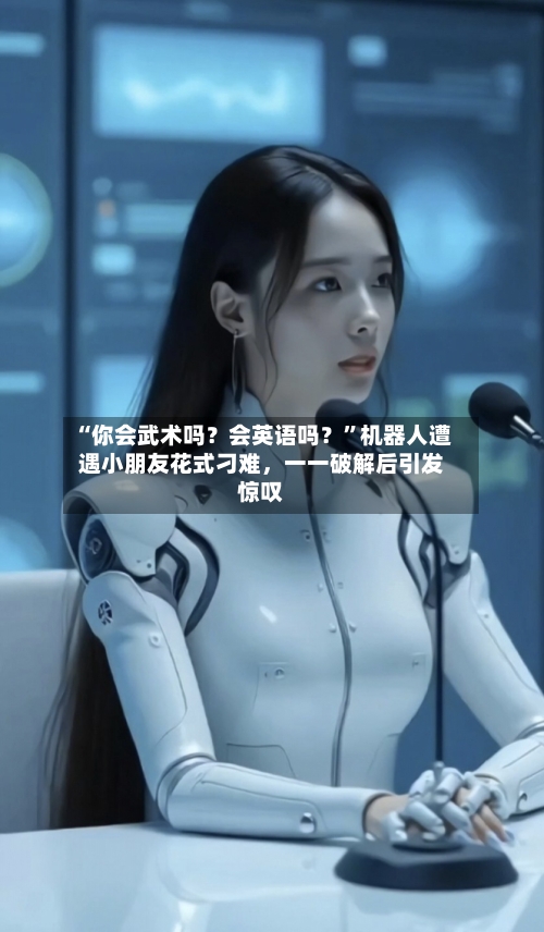 “你会武术吗？会英语吗？”机器人遭遇小朋友花式刁难，一一破解后引发惊叹-第2张图片