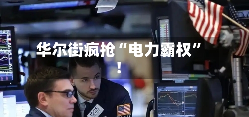 华尔街疯抢“电力霸权	”！-第2张图片