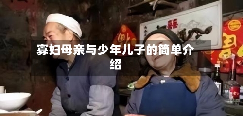 寡妇母亲与少年儿子的简单介绍-第2张图片