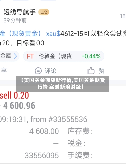 【美国黄金期货新行情,美国黄金期货行情 实时新浪财经】-第2张图片