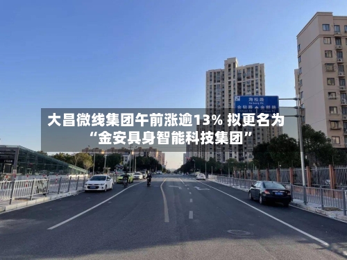 大昌微线集团午前涨逾13% 拟更名为“金安具身智能科技集团”-第1张图片