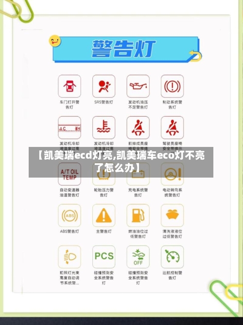 【凯美瑞ecd灯亮,凯美瑞车eco灯不亮了怎么办】-第1张图片