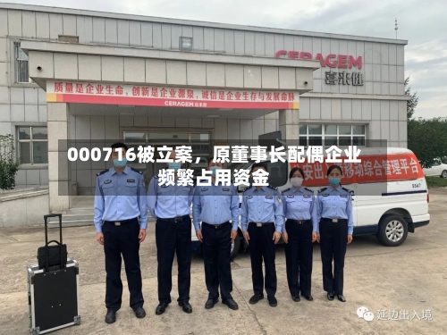 000716被立案	，原董事长配偶企业频繁占用资金-第3张图片