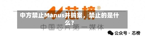 中方禁止Manus并购案，禁止的是什么？-第1张图片