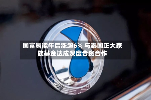 国富氢能午后涨超6% 与泰国正大家族基金达成深度合资合作-第3张图片