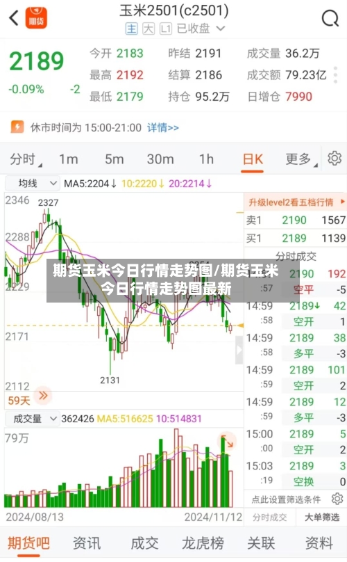 期货玉米今日行情走势图/期货玉米今日行情走势图最新-第1张图片