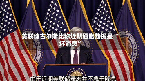 美联储古尔斯比称近期通胀数据是 “坏消息”-第2张图片