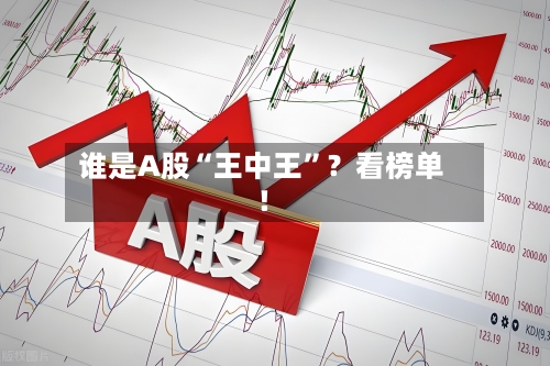 谁是A股“王中王”？看榜单！-第1张图片
