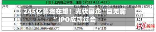 245亿募资在望！光伏国企“巨无霸	”IPO成功过会-第2张图片