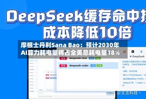 摩根士丹利Sana Bao：预计2030年AI算力耗电量将占全美总耗电量18%-第1张图片
