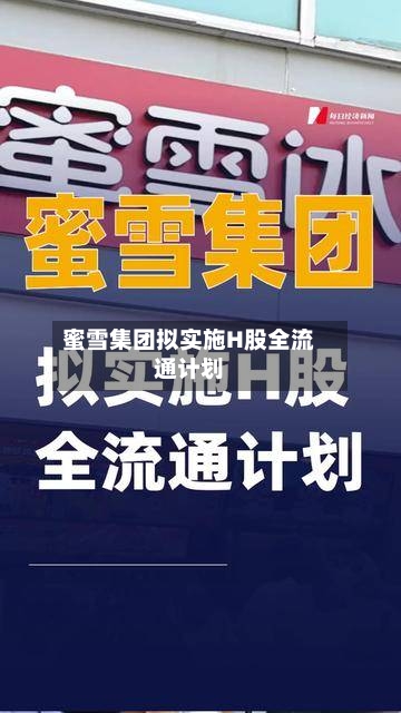 蜜雪集团拟实施H股全流通计划-第2张图片