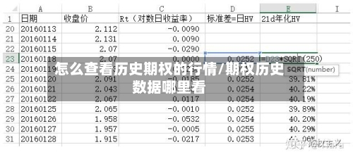 怎么查看历史期权的行情/期权历史数据哪里看-第2张图片