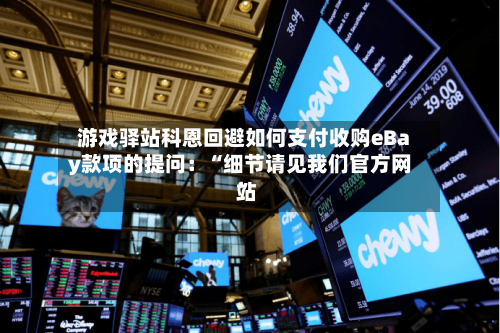 游戏驿站科恩回避如何支付收购eBay款项的提问：“细节请见我们官方网站”-第1张图片