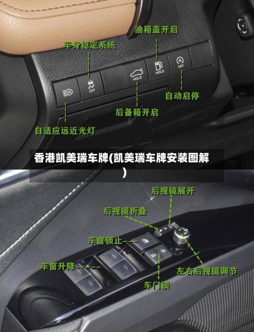 香港凯美瑞车牌(凯美瑞车牌安装图解)-第2张图片