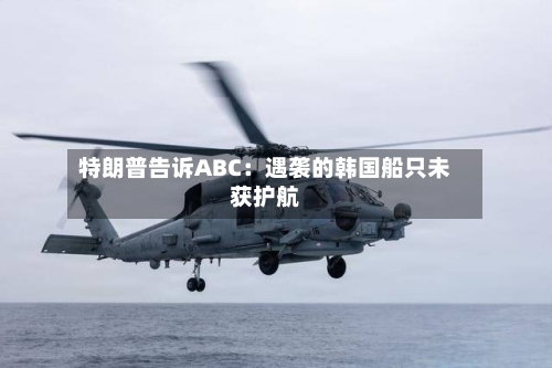 特朗普告诉ABC：遇袭的韩国船只未获护航-第3张图片