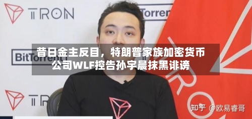 昔日金主反目	，特朗普家族加密货币公司WLF控告孙宇晨抹黑诽谤-第1张图片