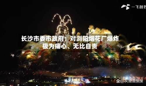 长沙市委市政府：对浏阳烟花厂爆炸极为痛心、无比自责-第3张图片