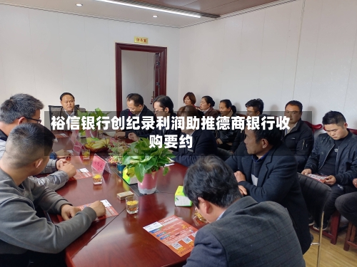 裕信银行创纪录利润助推德商银行收购要约-第1张图片