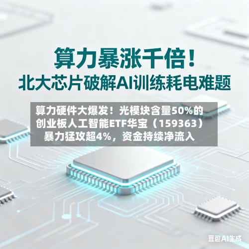 算力硬件大爆发！光模块含量50%的创业板人工智能ETF华宝（159363）暴力猛攻超4%，资金持续净流入-第2张图片