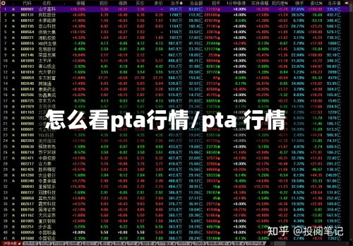 怎么看pta行情/pta 行情-第1张图片