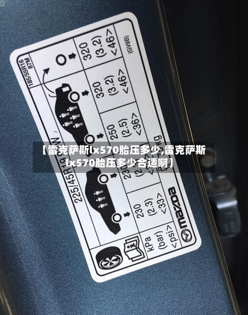 【雷克萨斯lx570胎压多少,雷克萨斯lx570胎压多少合适啊】-第2张图片