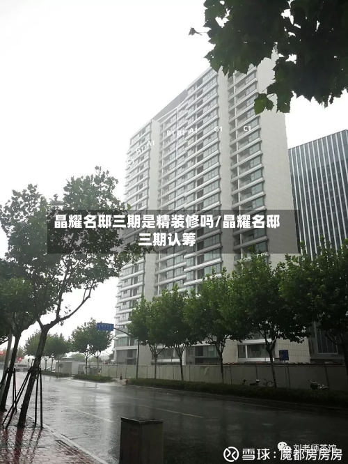 晶耀名邸三期是精装修吗/晶耀名邸三期认筹-第2张图片