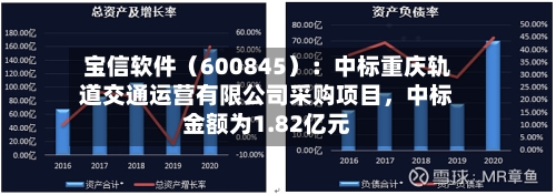 宝信软件（600845）：中标重庆轨道交通运营有限公司采购项目	，中标金额为1.82亿元-第2张图片