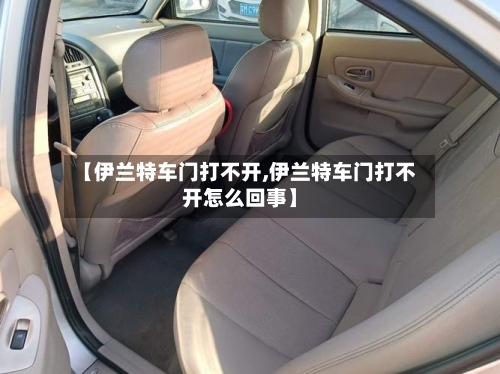 【伊兰特车门打不开,伊兰特车门打不开怎么回事】-第3张图片