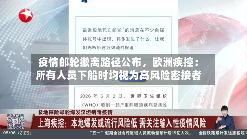 疫情邮轮撤离路径公布，欧洲疾控：所有人员下船时均视为高风险密接者-第3张图片