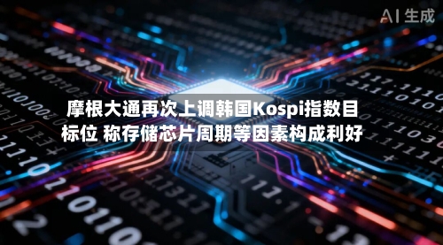 摩根大通再次上调韩国Kospi指数目标位 称存储芯片周期等因素构成利好-第2张图片