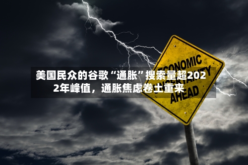 美国民众的谷歌“通胀	”搜索量超2022年峰值，通胀焦虑卷土重来-第1张图片