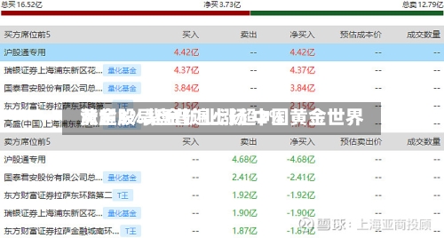 黄金股早盘普遍上扬 中国黄金世界涨超3%紫金矿业涨超2%-第1张图片