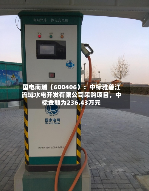 国电南瑞（600406）：中标雅砻江流域水电开发有限公司采购项目，中标金额为236.43万元-第3张图片