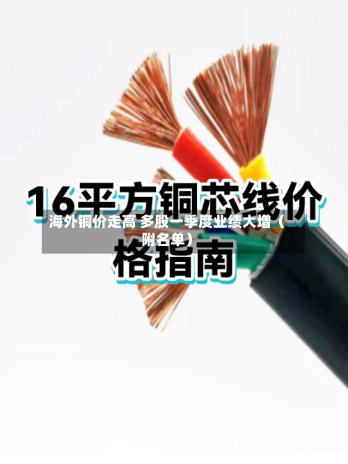 海外铜价走高 多股一季度业绩大增（附名单）-第3张图片