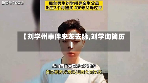【刘学州事件来龙去脉,刘学询简历】-第2张图片