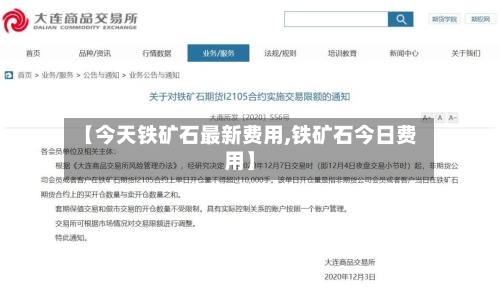 【今天铁矿石最新费用,铁矿石今日费用】-第3张图片