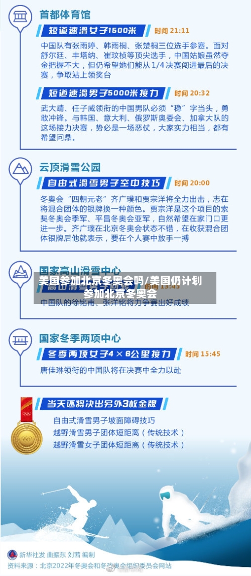 美国参加北京冬奥会吗/美国仍计划参加北京冬奥会-第2张图片