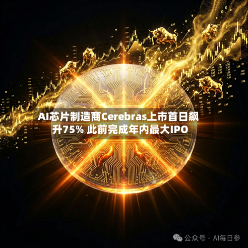 AI芯片制造商Cerebras上市首日飙升75% 此前完成年内最大IPO-第2张图片