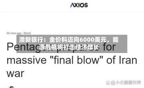 澳新银行：金价料迈向6000美元，能源危机将打击经济增长-第3张图片