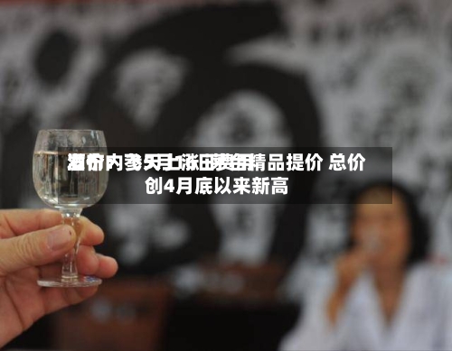 酒价内参5月16日费用发布：飞天上涨 i茅台精品提价 总价创4月底以来新高-第2张图片