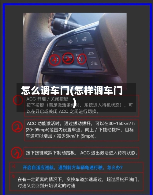 怎么调车门(怎样调车门)-第2张图片