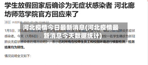 河北疫情今日最新消息(河北疫情最新消息今天数据统计)-第3张图片