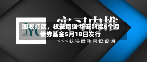 固收打底，权益增强 华安鸿煜6个月债券基金5月18日发行-第3张图片