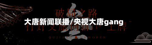 大唐新闻联播/央视大唐gang-第2张图片