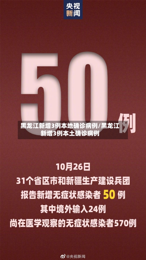 黑龙江新增3例本地确诊病例/黑龙江新增3例本土确诊病例-第1张图片