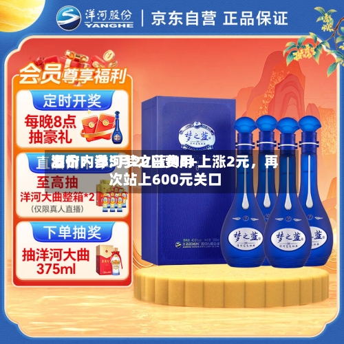 酒价内参5月20日费用发布：洋河梦之蓝M6+上涨2元，再次站上600元关口-第1张图片